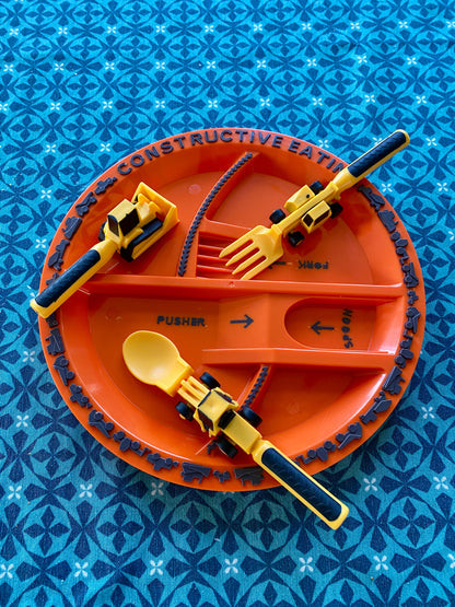 Bulldozer Bites! Cutlery Set